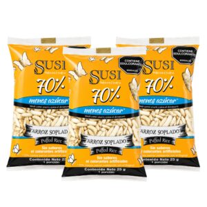 Arroz Soplado Menos Azúcar 25g - 6 und