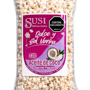 POPCORN SUSI DULCE Y SAL MARINA CON ACEITE COCO - 120G